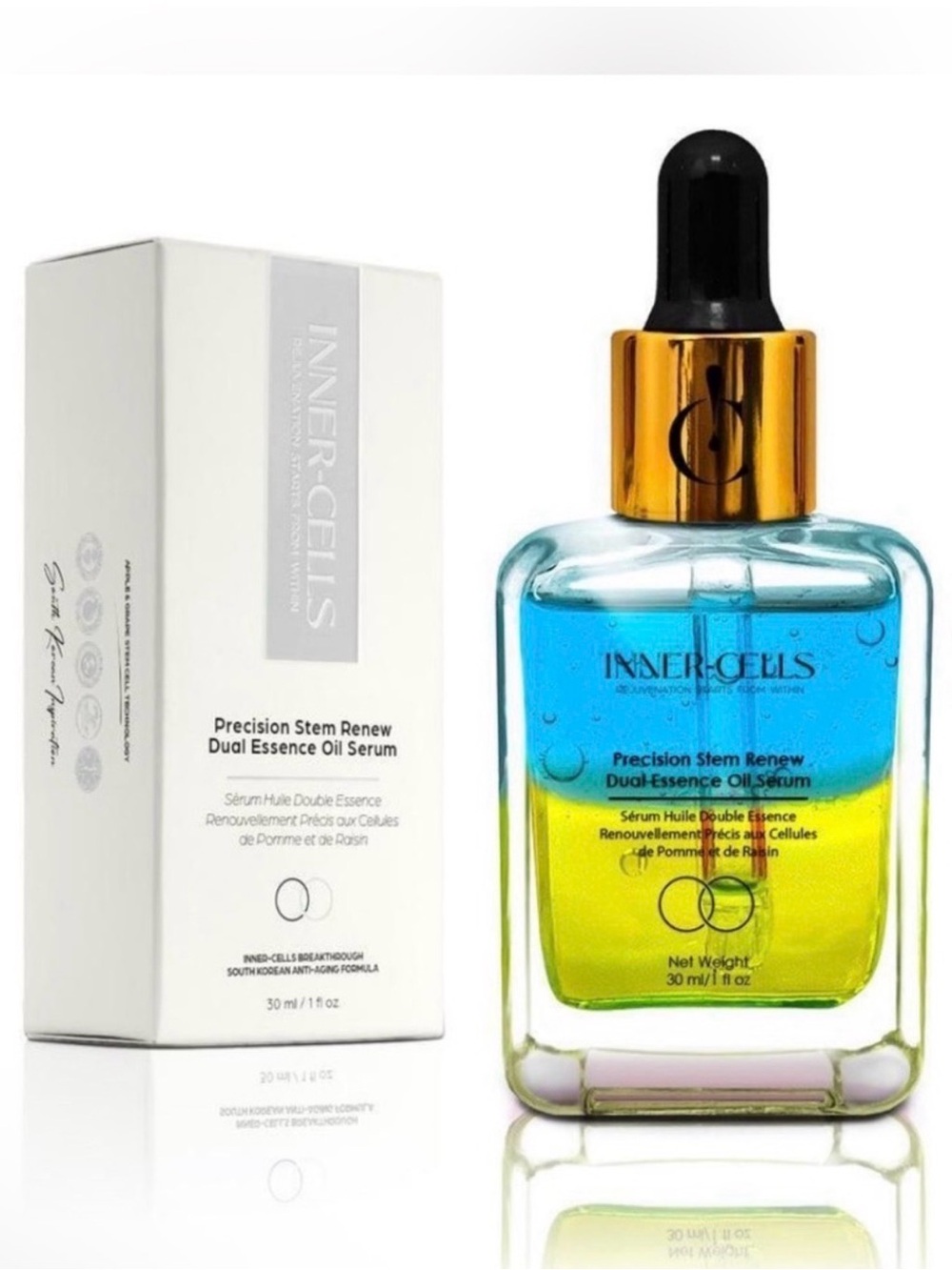Inner-Cells Precision Stem Renew Dual Essence Oil Serum — Retail $400